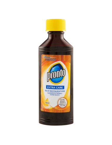 pronto olio restauratore 100ml - rinnova e ravviva le superfici in legno: tuttocasashop.live: pulizia e cura della casa
