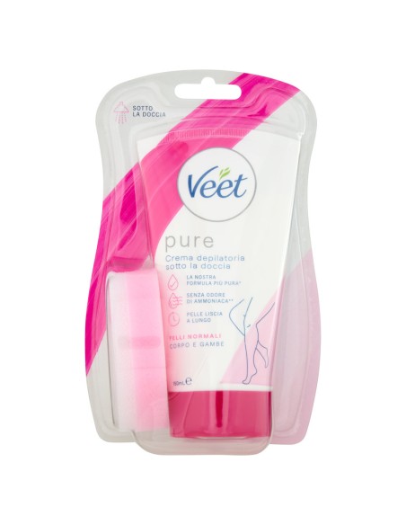 veet crema depilatoria sotto la doccia 150ml - pelli normali: tuttocasashop.live: igiene e cura della persona