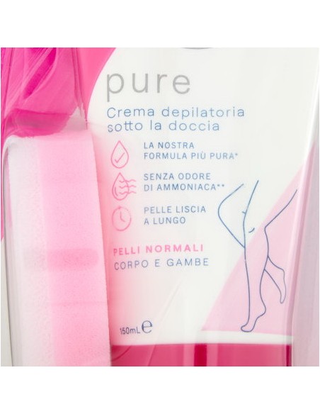 veet crema depilatoria sotto la doccia 150ml - pelli normali: tuttocasashop.live: igiene e cura della persona