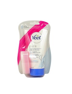 veet crema depilatoria sotto la doccia 150ml - pelli sensibili: tuttocasashop.live: igiene e cura della persona