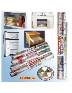 foglio alluminio decorato multiuso 200x45cm fatigati: tuttocasashop.live: altro - bazar