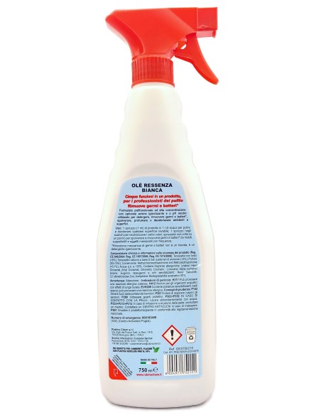 ole' oies ressenza deodorante multiuso igienizzante 750ml - bianca: tuttocasashop.live: pulizia e cura della casa
