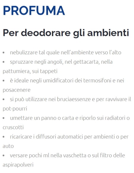 ole' oies ressenza deodorante multiuso igienizzante 750ml - bianca: tuttocasashop.live: pulizia e cura della casa