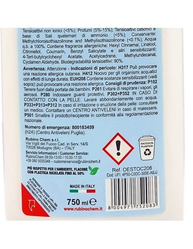 ole' oies ressenza deodorante multiuso igienizzante 750ml - ocra: tuttocasashop.live: pulizia e cura della casa