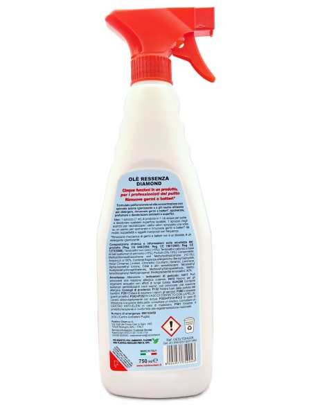 ole' oies ressenza deodorante multiuso igienizzante 750ml - luxury diamond: tuttocasashop.live: pulizia e cura della casa