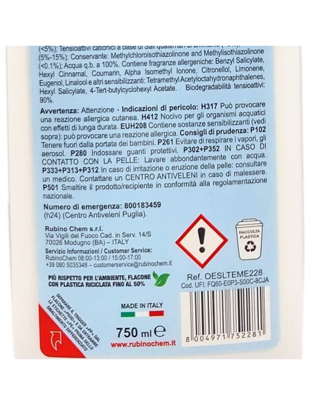 ole' oies ressenza deodorante multiuso igienizzante 750ml - luxury emerald: tuttocasashop.live: pulizia e cura della casa