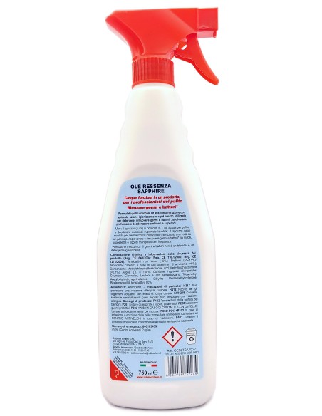 ole' oies ressenza deodorante multiuso igienizzante 750ml - luxury sapphire: tuttocasashop.live: pulizia e cura della casa