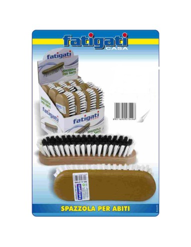 fatigati spazzola per abiti in plastica simil legno: tuttocasashop.live: pulizia e cura della casa