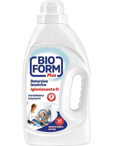 bioform detersivo lavatrice liquido 30 lavaggi 1625ml - igienizzante: tuttocasashop.live: prodotti per bucato e tessuti