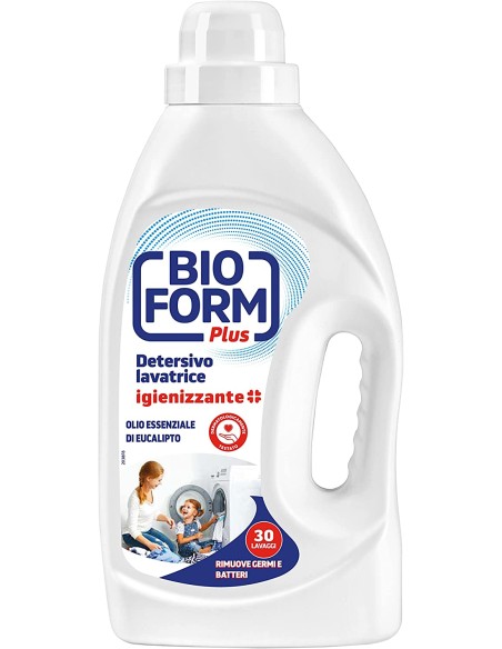 bioform detersivo lavatrice liquido 30 lavaggi 1625ml - igienizzante: tuttocasashop.live: prodotti per bucato e tessuti