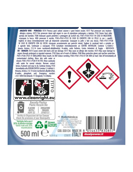dual power professional argento vivo spray 500ml - detergente per argenteria: tuttocasashop.live: pulizia e cura della casa