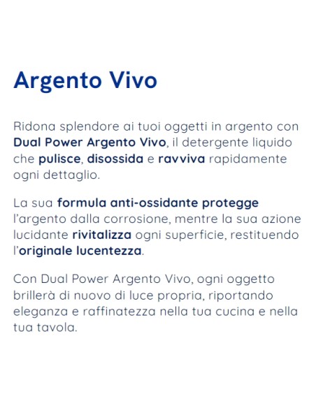 dual power professional argento vivo spray 500ml - detergente per argenteria: tuttocasashop.live: pulizia e cura della casa