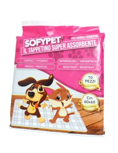 sofys 10 traverse per animali 60x60cm - tappetini assorbenti multiuso: tuttocasashop.live: altro - bazar