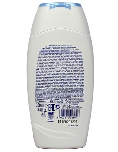 nidra docciaschiuma 250ml - doccia latte - idratante con proteine del latte: tuttocasashop.live: igiene e cura della persona