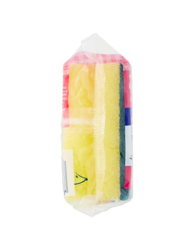 spontex salvaunghie 3 spugne con abrasivo - con impugnatura salvamani: tuttocasashop.live: pulizia e cura della casa
