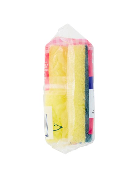 spontex salvaunghie 3 spugne con abrasivo - con impugnatura salvamani: tuttocasashop.live: pulizia e cura della casa