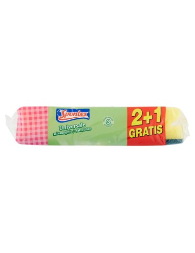 spontex salvaunghie 3 spugne con abrasivo - con impugnatura salvamani: tuttocasashop.live: pulizia e cura della casa