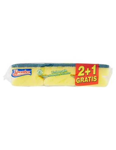 spontex salvaunghie 3 spugne con abrasivo - con impugnatura salvamani: tuttocasashop.live: pulizia e cura della casa