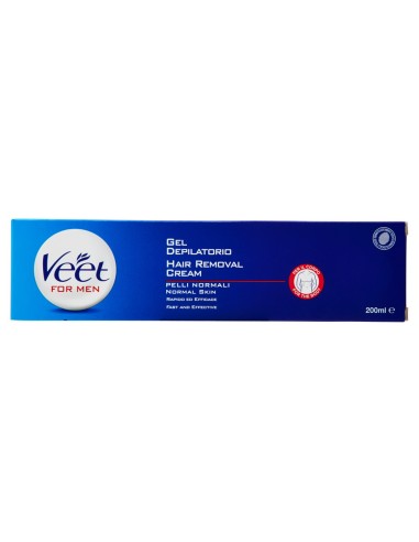 veet for men crema depilatoria - 200ml - depilazione maschile pelli normali: tuttocasashop.live: igiene e cura della persona
