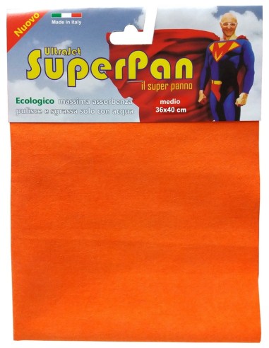 superpan ultrajet panno microfibra medio 36x40cm - colori assortiti: tuttocasashop.live: pulizia e cura della casa