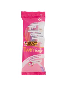 bic twin lady rasoi radi e getta bilama 6pz sensitive - donna: tuttocasashop.live: igiene e cura della persona