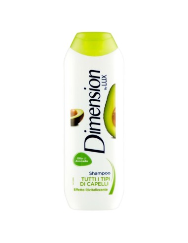 dimension shampoo 250ml - con olio di avocado - tutti i tipi di capelli: tuttocasashop.live: igiene e cura della persona
