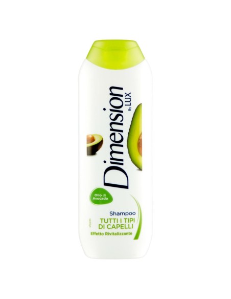dimension shampoo 250ml - con olio di avocado - tutti i tipi di capelli: tuttocasashop.live: igiene e cura della persona
