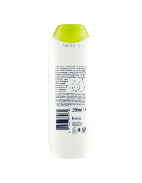dimension shampoo 250ml - con olio di avocado - tutti i tipi di capelli: tuttocasashop.live: igiene e cura della persona