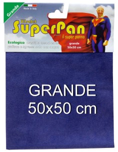 superpan ultrajet panno microfibra grande 50x50cm - colori assortiti: tuttocasashop.live: pulizia e cura della casa