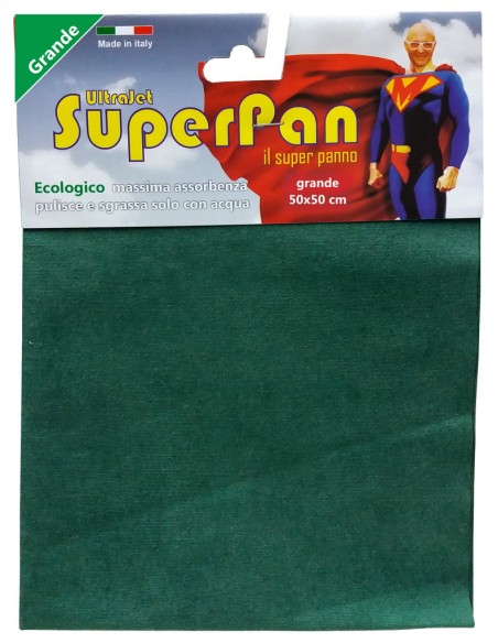 superpan ultrajet panno microfibra grande 50x50cm - colori assortiti: tuttocasashop.live: pulizia e cura della casa