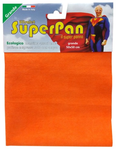 superpan ultrajet panno microfibra grande 50x50cm - colori assortiti: tuttocasashop.live: pulizia e cura della casa