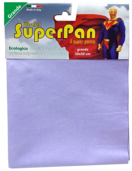 superpan ultrajet panno microfibra grande 50x50cm - colori assortiti: tuttocasashop.live: pulizia e cura della casa