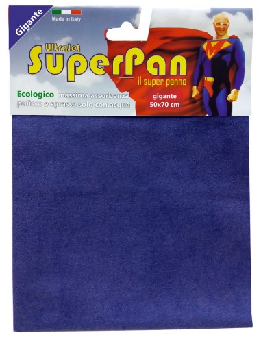 superpan ultrajet panno microfibra gigante 50x70cm - colori assortiti: tuttocasashop.live: pulizia e cura della casa