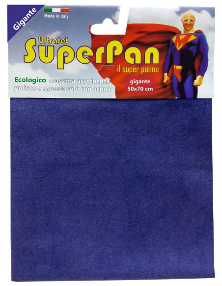 superpan ultrajet panno microfibra gigante 50x70cm - colori assortiti: tuttocasashop.live: pulizia e cura della casa