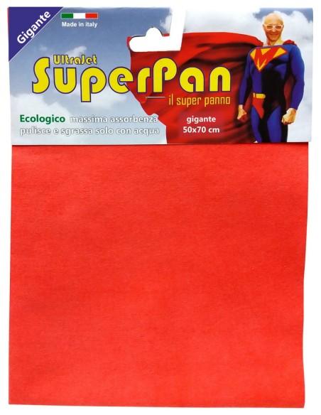 superpan ultrajet panno microfibra gigante 50x70cm - colori assortiti: tuttocasashop.live: pulizia e cura della casa