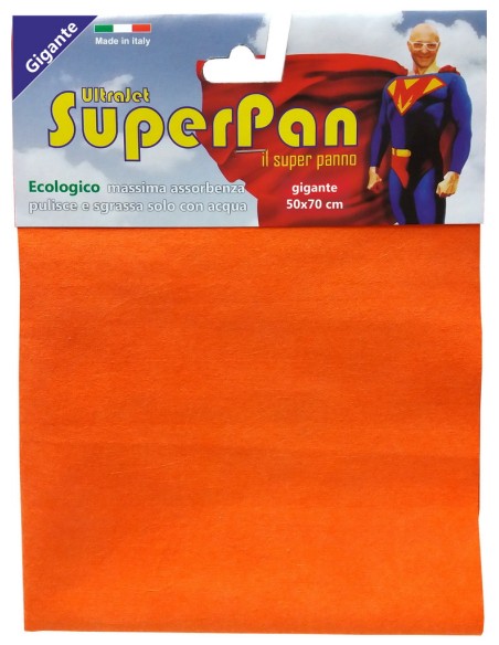 superpan ultrajet panno microfibra gigante 50x70cm - colori assortiti: tuttocasashop.live: pulizia e cura della casa