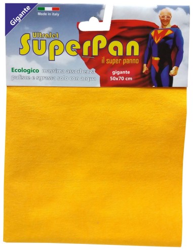 superpan ultrajet panno microfibra gigante 50x70cm - colori assortiti: tuttocasashop.live: pulizia e cura della casa