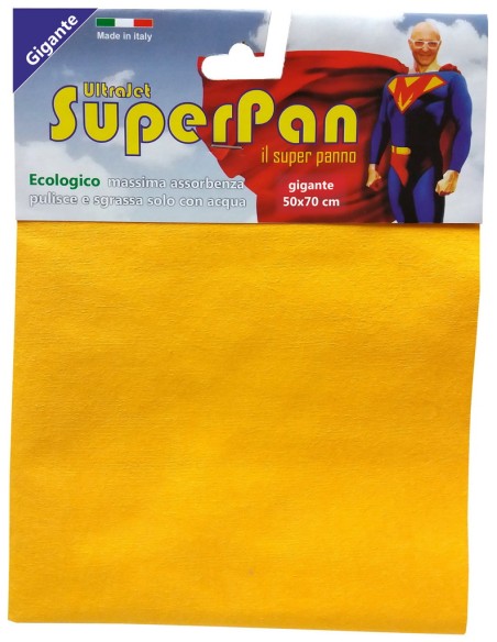 superpan ultrajet panno microfibra gigante 50x70cm - colori assortiti: tuttocasashop.live: pulizia e cura della casa