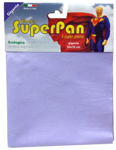 superpan ultrajet panno microfibra gigante 50x70cm - colori assortiti: tuttocasashop.live: pulizia e cura della casa