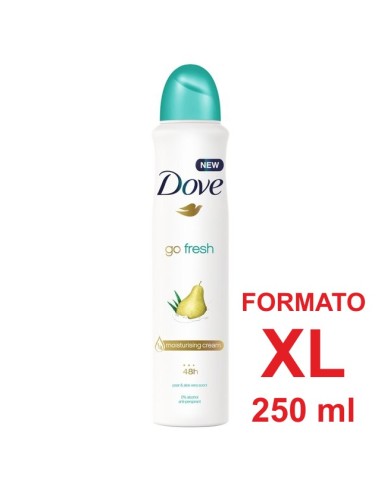 dove deodorante spray formato xl 250ml - 48h no alcool - fresh aloe e pera: tuttocasashop.live: igiene e cura della persona