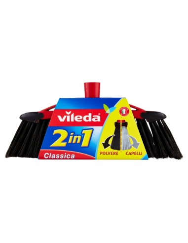 vileda scopa 2in1 classica - con attacco universale a vite: tuttocasashop.live: pulizia e cura della casa