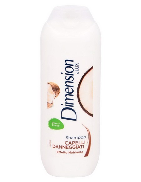 dimension shampoo 250ml - olio di cocco - capelli danneggiati - nutriente: tuttocasashop.live: igiene e cura della persona