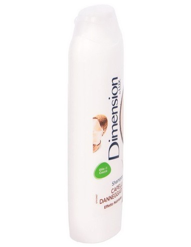 dimension shampoo 250ml - olio di cocco - capelli danneggiati - nutriente: tuttocasashop.live: igiene e cura della persona