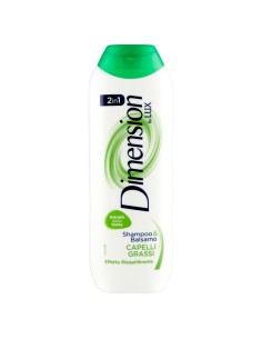 dimension shampoo e balsamo 2in1 250ml - per capelli grassi - riequilibrante: tuttocasashop.live: igiene e cura della persona