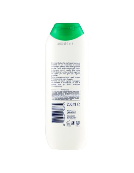 dimension shampoo e balsamo 2in1 250ml - per capelli grassi - riequilibrante: tuttocasashop.live: igiene e cura della persona