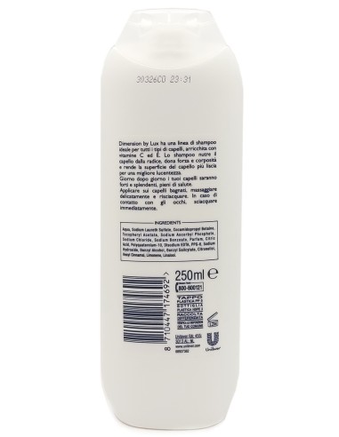 dimension shampoo e balsamo 2in1 250ml - tutti i tipi di capelli - arancione: tuttocasashop.live: igiene e cura della persona