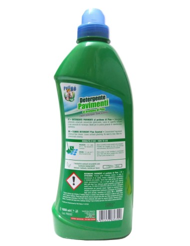 puli re detergente liquido per pavimenti 1000ml - profumo di pino: tuttocasashop.live: pulizia e cura della casa