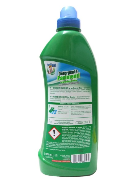 puli re detergente liquido per pavimenti 1000ml - profumo di pino: tuttocasashop.live: pulizia e cura della casa