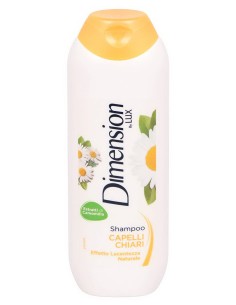 dimension shampoo 250ml - estratti di camomilla - capelli chiari lucentezza: tuttocasashop.live: igiene e cura della persona