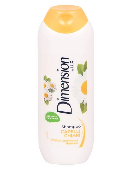 dimension shampoo 250ml - estratti di camomilla - capelli chiari lucentezza: tuttocasashop.live: igiene e cura della persona